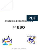 Cuaderno Formulacion 4 Eso 2013