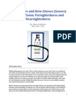 How We See and How Glasses (Lenses) Correct Vision: Farsightedness and Nearsightedness