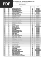 Pengumuman Tes PPDB Gelombang 2 Revisi PDF