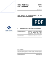 GTC 115 Incertidumbre de La Medición Para Principiantes