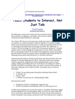 Teach Students To Interact, Not Just Talk: Profesorss (At) Blabla - Es