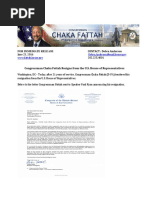 Fattah Resignation Announcement