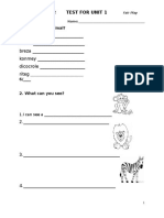 Project 1 Third Edition TEST Unit 3 | PDF | Learning | Cognition