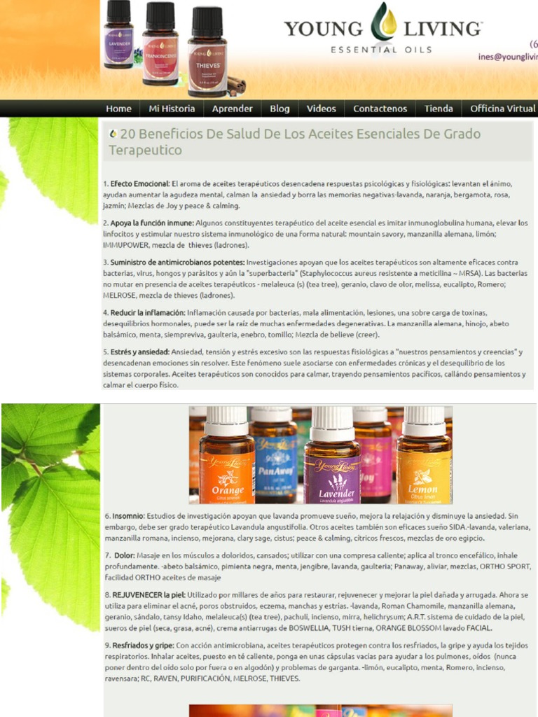 Young Living Aceites Esenciales | PDF, image size:768x1024