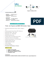 Proforma Proyector Multimedia