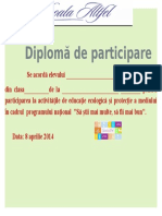 Diploma de Participare