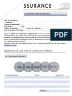 Questionnaire Fin de Chantier