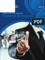 Catalogo de Planes de Estudio de Posgrado  