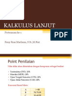 Pertemuan Ke-1 (Integral Tak Tentu & Logaritma)