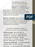 Criterios Genrales para La Elaboración de Organigramas