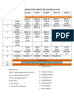 Jadwal Perseptor Obstetri Ginekologi: Osler2 (Jadwal Ditentukan Oleh Penguji)