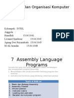 Assembly Language Programs and Instruction Set Variation