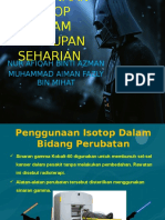 Isotop dalam bidang perubatan, arkeologi, pertanian dan industri