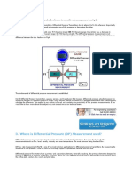 Differential Pressure Is Not Measured With Reference To A Specific Reference Pressure