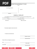 Criminal Complaint