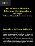 1 - História Da Psicologia - Influências Filosóficas & Históricas