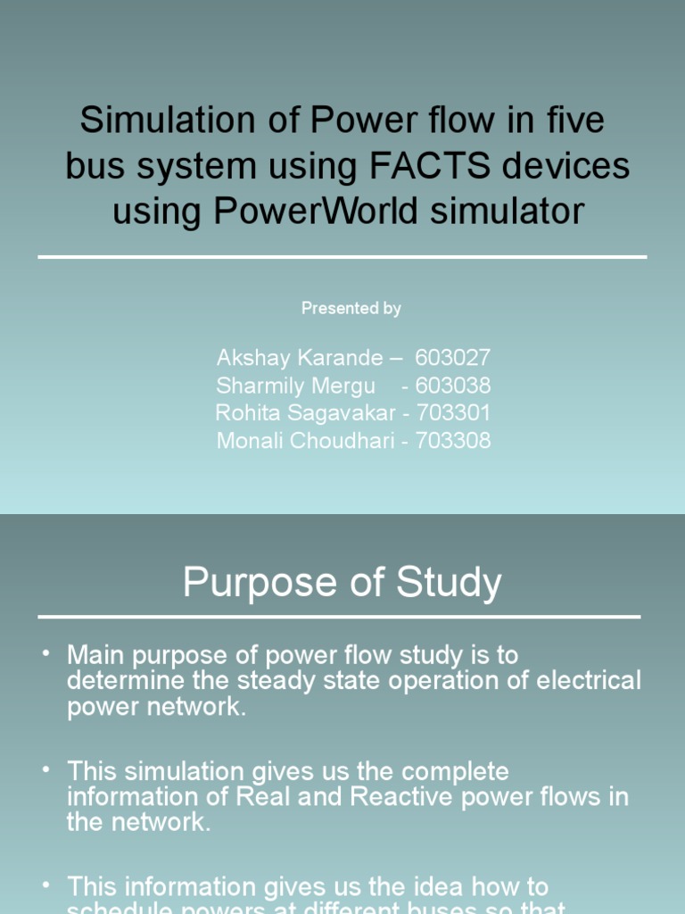 Power Flow Simulation in Five Bus System | PDF | Ac Power | Engineering