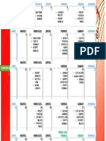 Lista de Servicio de Canto Mes de Diciembre de 2015