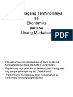 Documents - Tips Mahalagang Terminolohiya Sa Ekonomiks