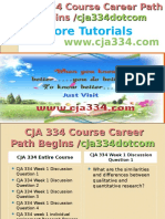 CJA 334 Course Career Path Begins Cja334dotcom