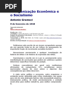 A Organização Econômica e o Socialismo