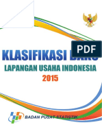 Klasifikasi Baku Lapangan Usaha Indonesia