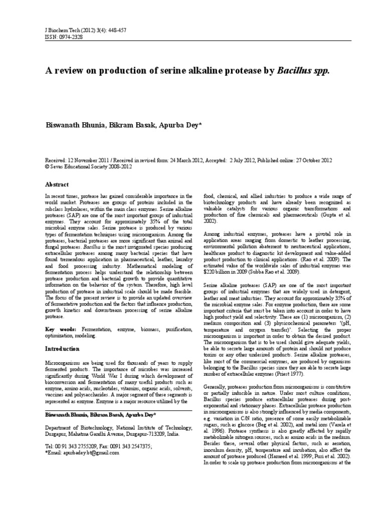 Alkaline Review Growth Medium Cofactor (Biochemistry) Free 30day