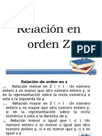 Relacion en Z