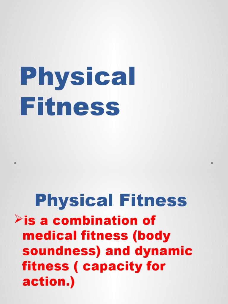 Components of Physical Fitness Explained | PDF | Self-Improvement ...