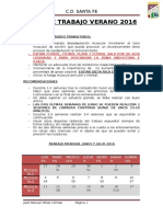 Plan de Trabajo Verano 2016