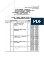 Training Schedule