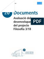 Avaluacio Projecte Filosofia 3/18