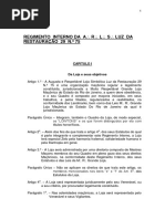 Projeto Regimento Interno