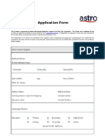 vssapplicationform