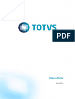 Release Notes - Totvs Manufatura 