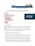 Agilent33220A FuncGenerator Tutorial