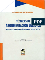 Libro Las Tecnicas de Argumentacion Juridica