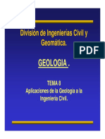 Aplicacion de la Geologia en la Ingenieria Civil