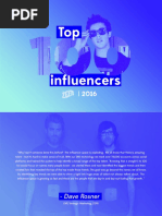 Download Top 100 Social Media Influencers by Derek E Baird SN316639753 doc pdf