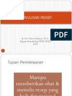 Penulisan Resep