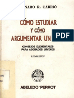 Como Estudiar y Como Argumentar Un Caso