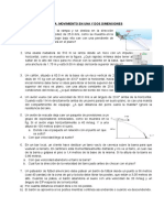 Ejercicios Movimiento en Una y Dos Dimensiones