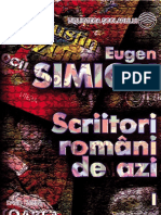 Simion Eugen - Scriitori Romani de Azi Vol1 (Cartea)