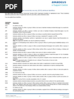 Amadeus Availability and Schedule Codes | PDF | Airlines | Service ...