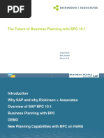 SAP BPC Presentation