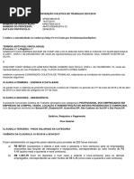 CONVENÇÃO COLETIVA DE TRABALHO 2016 / 2018