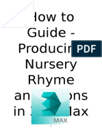 How To Guide - Producing Nursery Rhyme Animations in 3DS Max