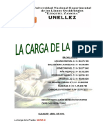 Trabajo Derecho Probatorio La Carga de La Prueba. Puntos para La Exposicion