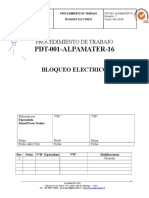 PDT 001 Alpamater 16 Bloqueo Electrico