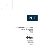 Sun SPARC® Enterprise MX000 Server Administration ES-411 M9000
